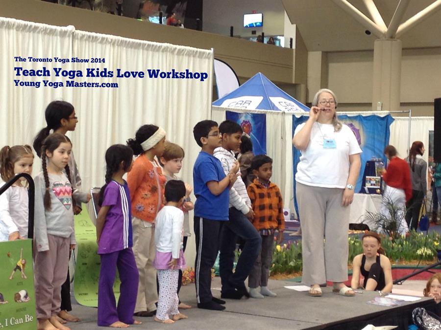 Aruna Teaching Yoga Show 2014